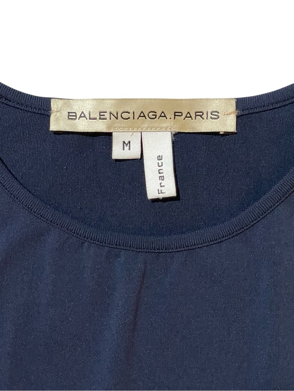 BALENCIAGA Blue Fitted Sleeveless Top Medium - Picture 4 of 9